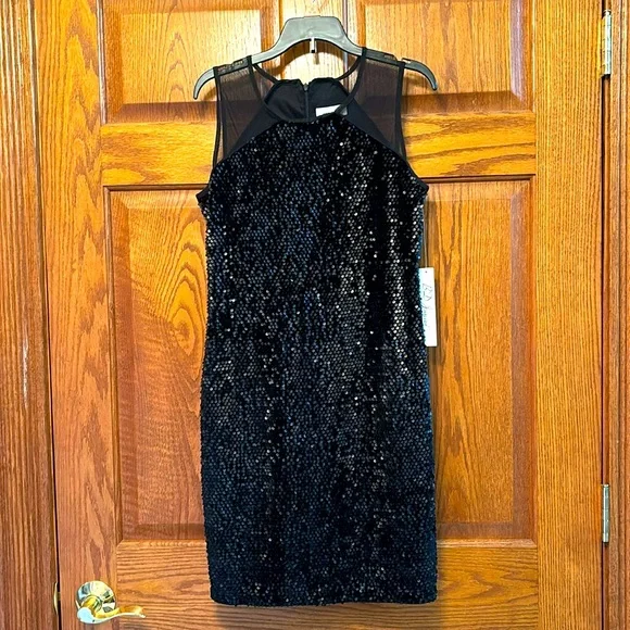 Juniors Formal Black Midi Dress With Sequins, Size 2. Nwt | Color: Black | Size: 2 | Amybeth_Ss's Closet Juniors Formal Black Midi Dress With Sequins, Size 2. Nwt | Color: Black | Size: 2 | Amybeth_Ss's Closet
